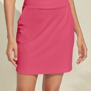 CEGOLFS Hot Pink Women's A-Line Golf Skirt/Skort - Size XL - NWOT